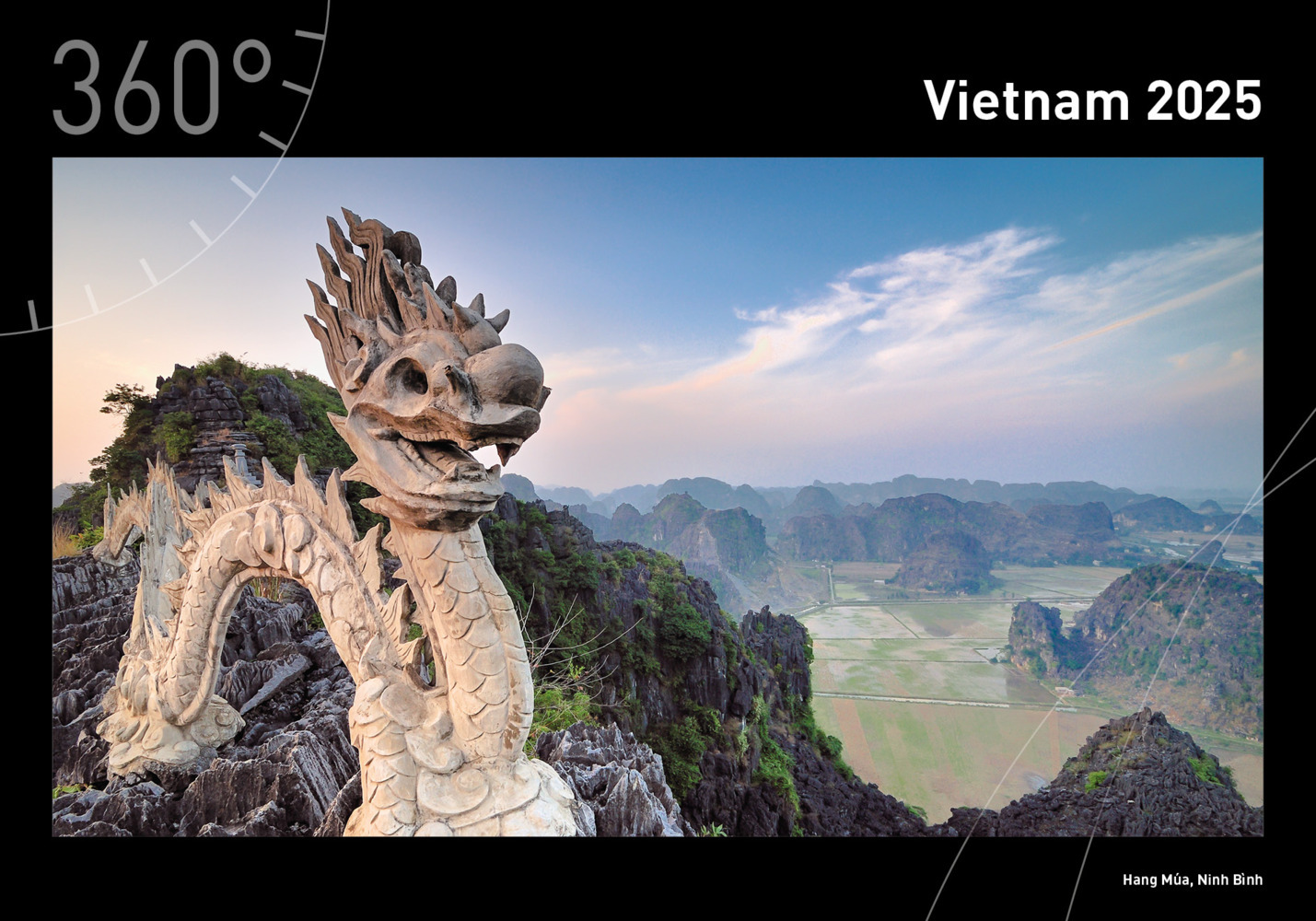 Cover: 9783968555287 | 360° Vietnam Premiumkalender 2025 | Gerhard Zwerger-Schoner (u. a.)