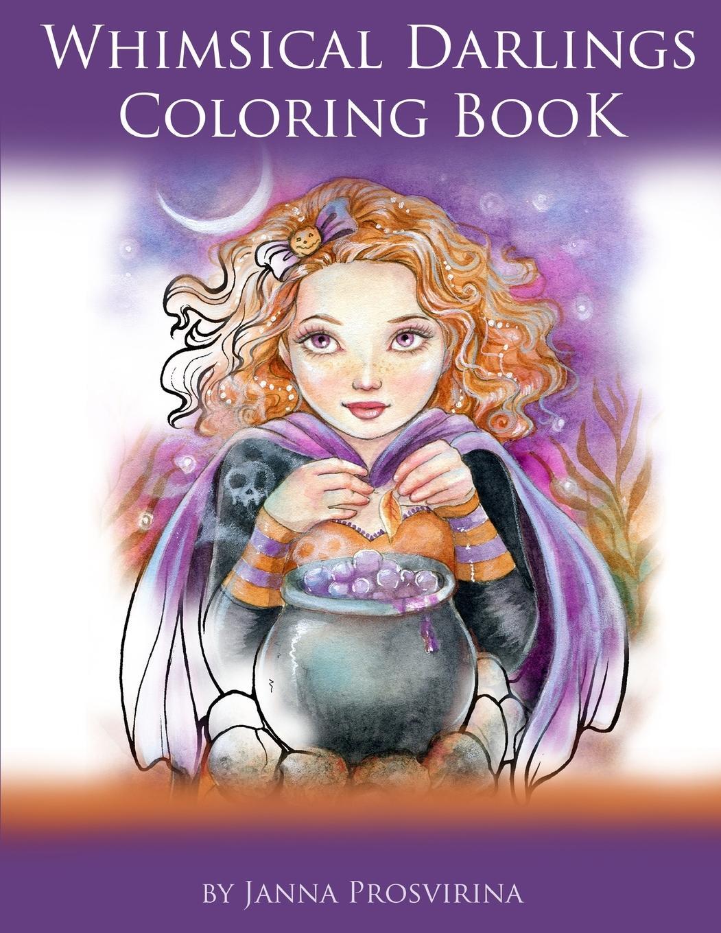 Cover: 9780244729752 | Whimsical Darlings Coloring Book | Janna Prosvirina | Taschenbuch