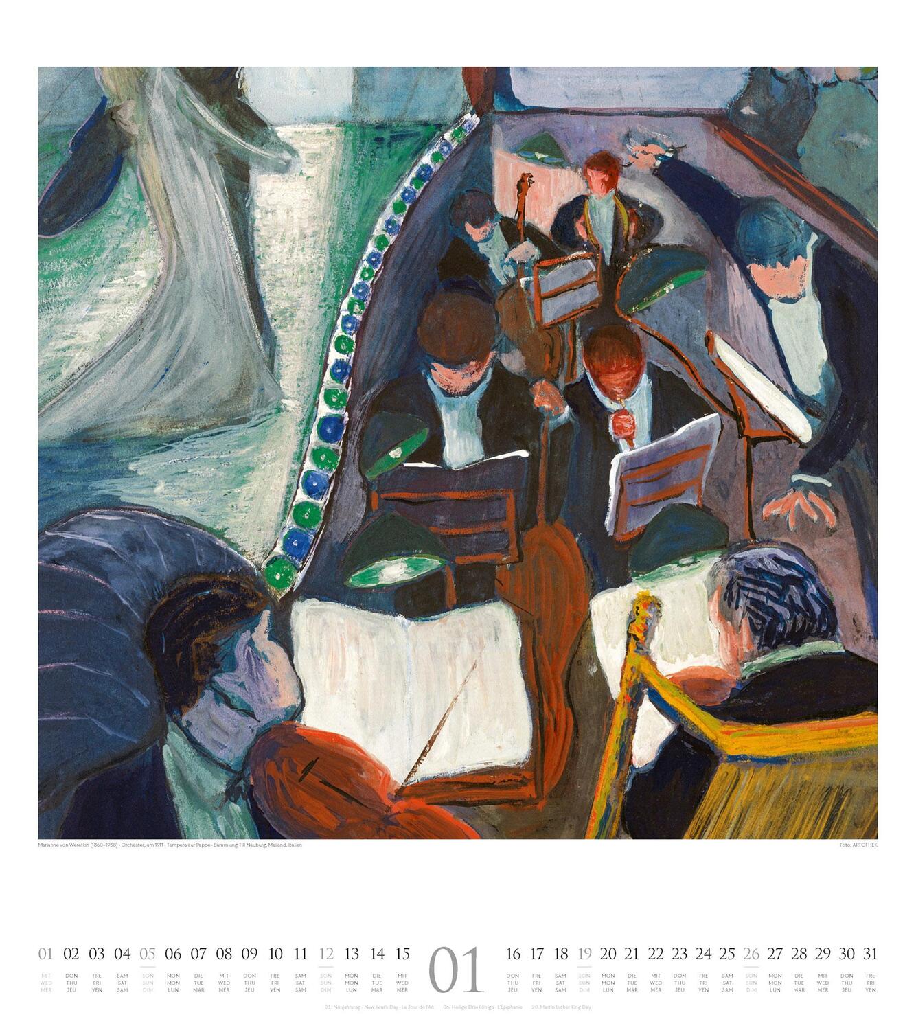 Bild: 9783838425665 | Künstlerinnen - Meisterwerke des 20. Jahrhunderts Kalender 2025 | 2025