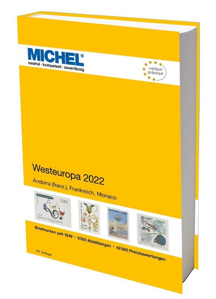 Cover: 9783954023837 | Westeuropa 2022 | Europa Teil 3 | MICHEL-Redaktion | Buch | Deutsch