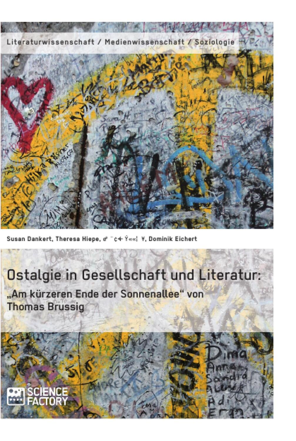 Cover: 9783956870286 | Ostalgie in Gesellschaft und Literatur: "Am kürzeren Ende der...