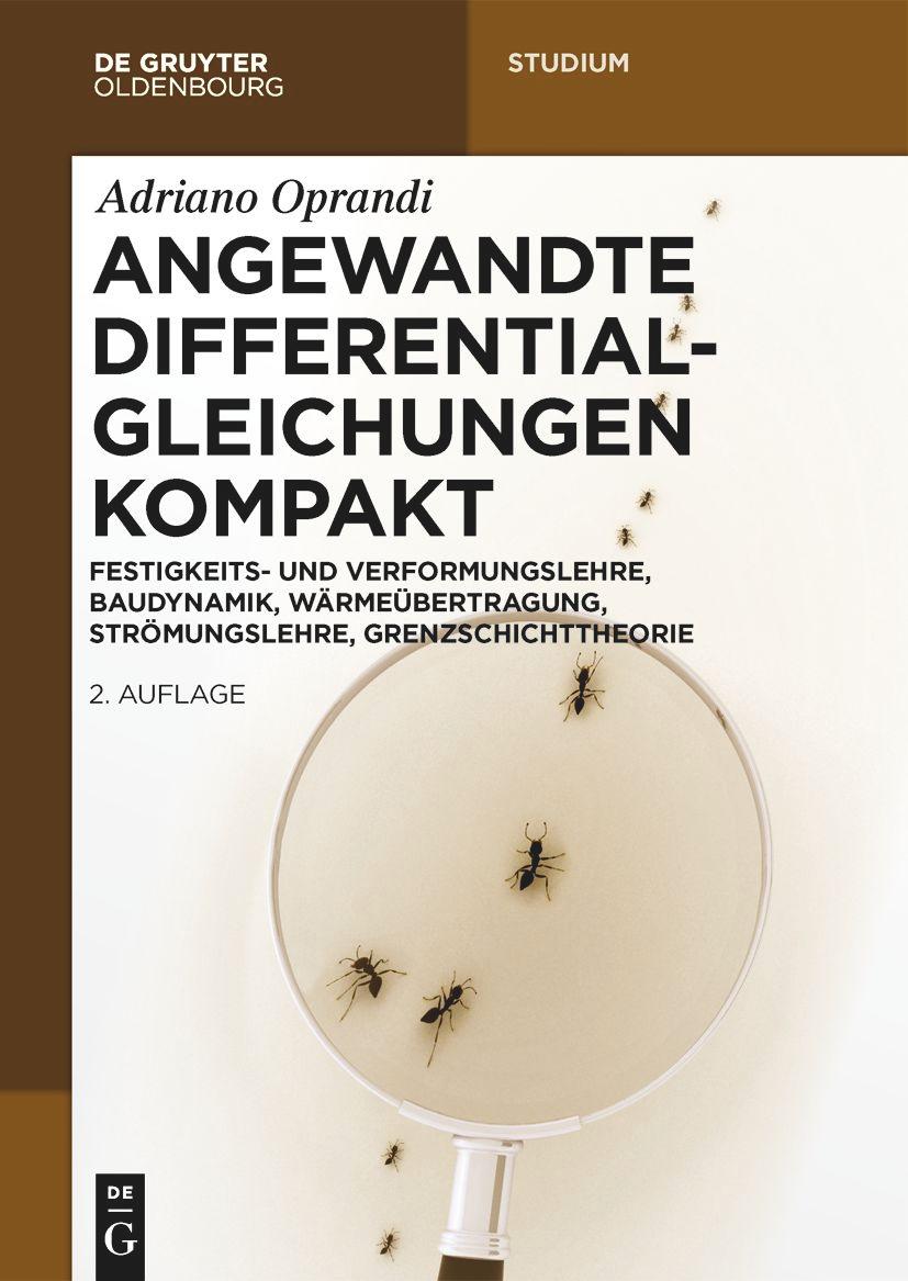 Cover: 9783111345086 | Angewandte Differentialgleichungen Kompakt | Adriano Oprandi | Buch