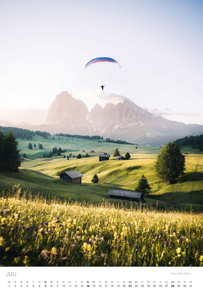 Bild: 9783966645898 | Mountain Moments - Alpen Kalender 2024 | Sebastian Lehrke | Kalender