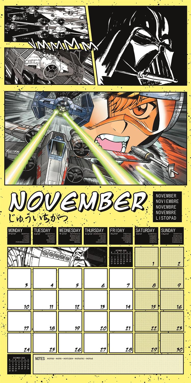 Bild: 9781804231708 | Star Wars (Manga) 2025 30X30 Broschürenkalender | Kalender | 28 S.