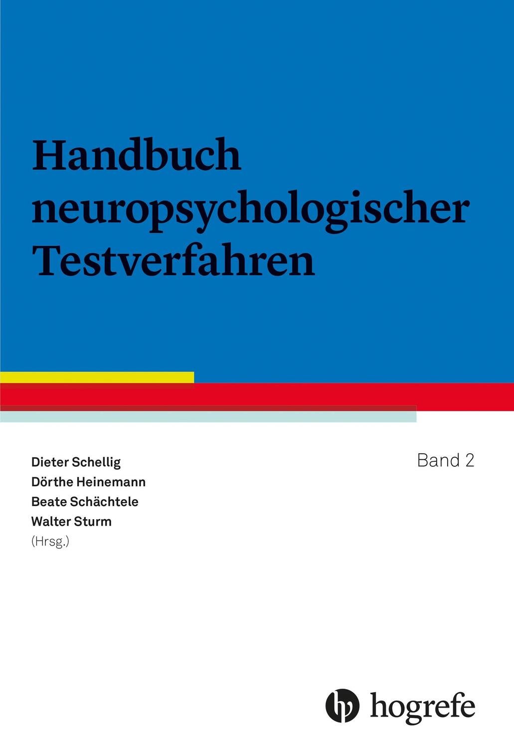 Cover: 9783801718589 | Handbuch neuropsychologischer Testverfahren | Band 2 | Taschenbuch