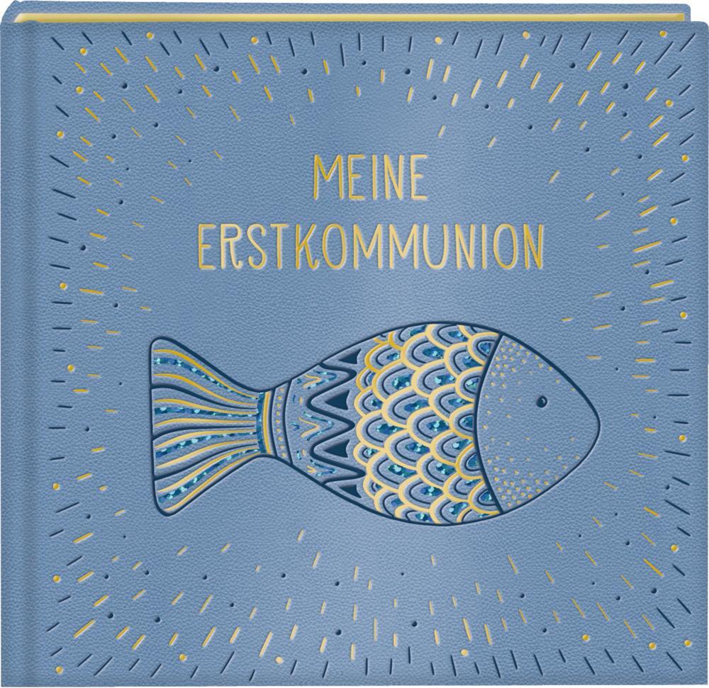 Cover: 4050003945958 | Eintragalbum - Meine Erstkommunion (Fisch) | Buch | 48 S. | Deutsch