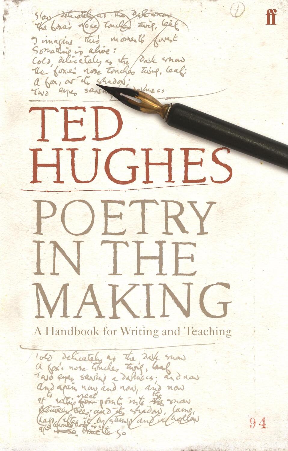 Cover: 9780571233809 | Poetry in the Making | A Handbook for Writing and Teaching | Hughes