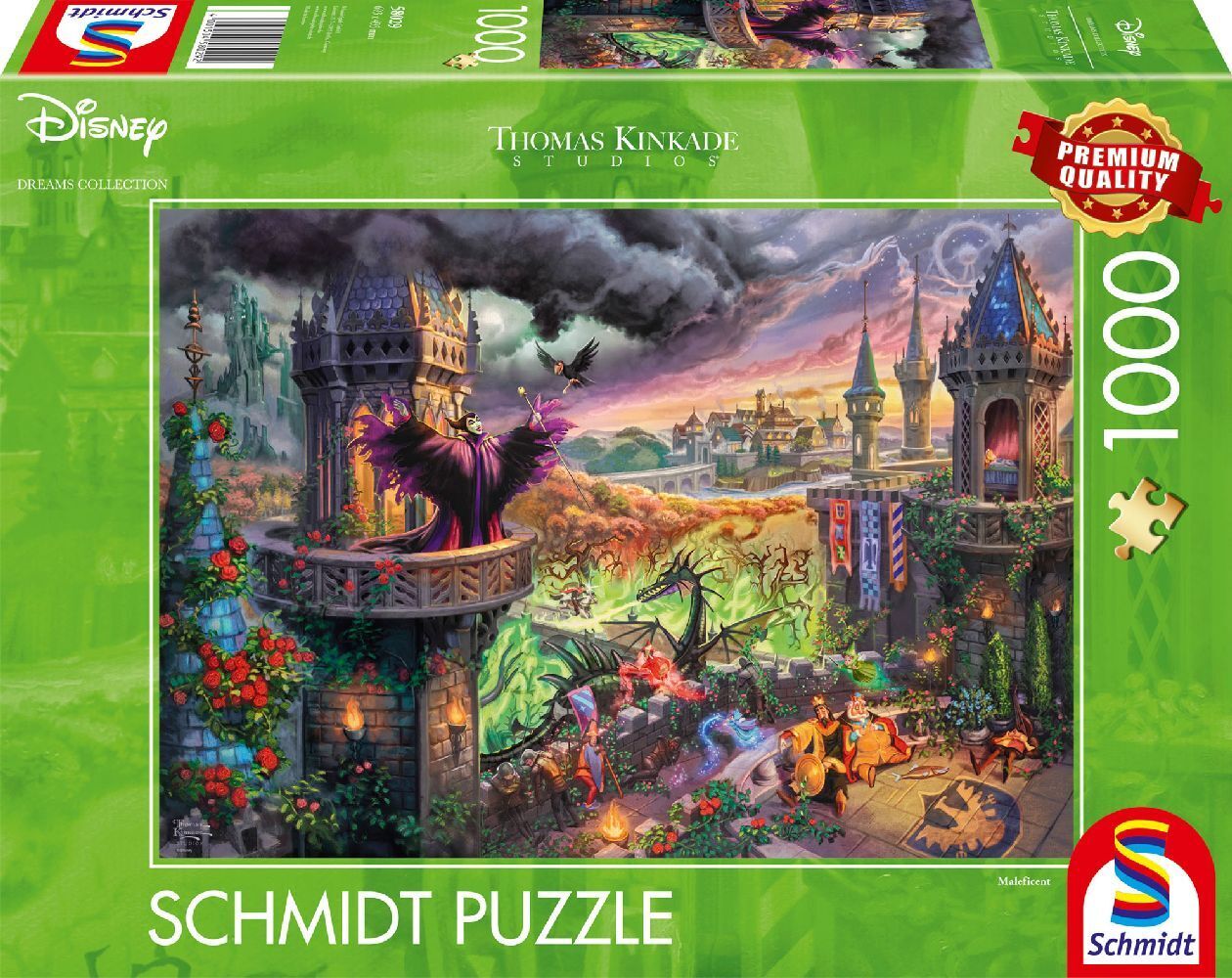 Cover: 4001504580292 | Disney, Maleficent | Puzzle Thomas Kinkade, Disney 1.000 Teile | Spiel