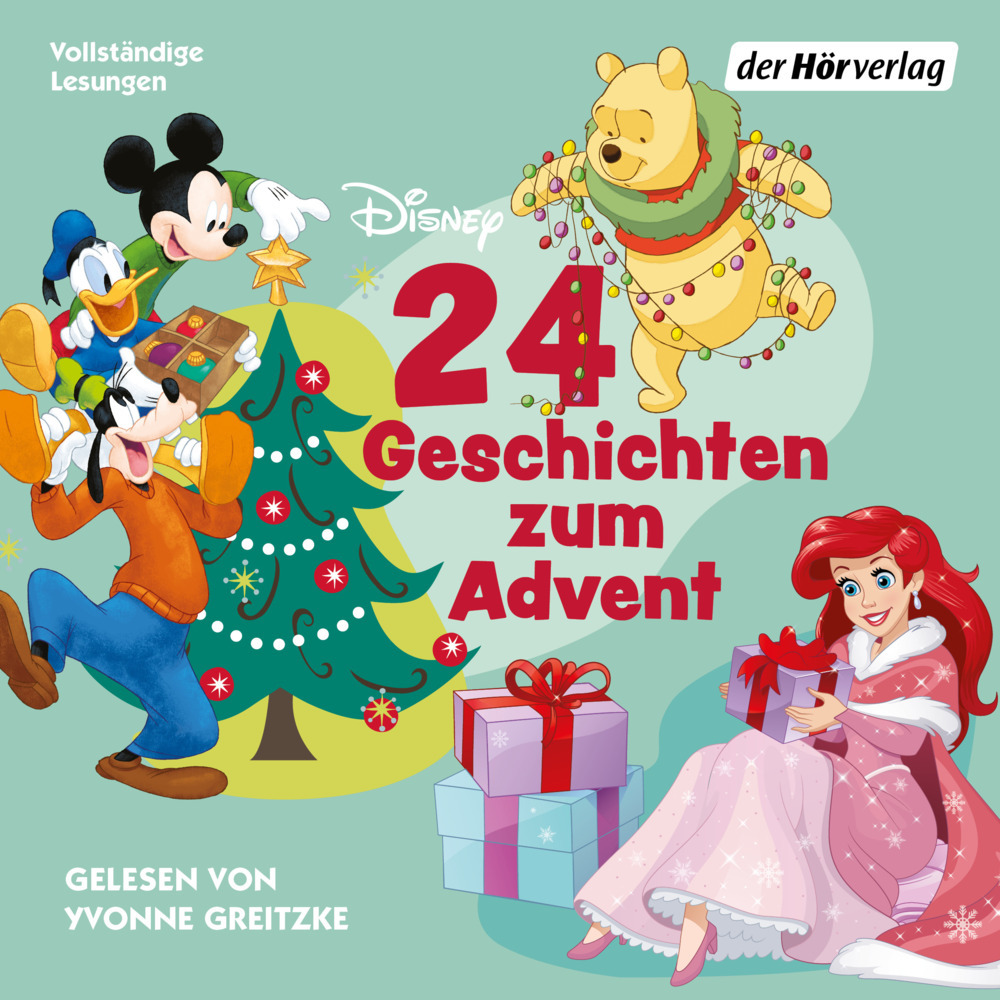 Cover: 9783844542172 | 24 Geschichten zum Advent (Disney), 2 Audio-CD | Steindamm (u. a.)