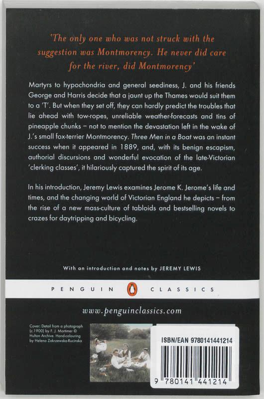 Rückseite: 9780141441214 | Three Men in a Boat | Jerome K. Jerome | Taschenbuch | Englisch | 2004