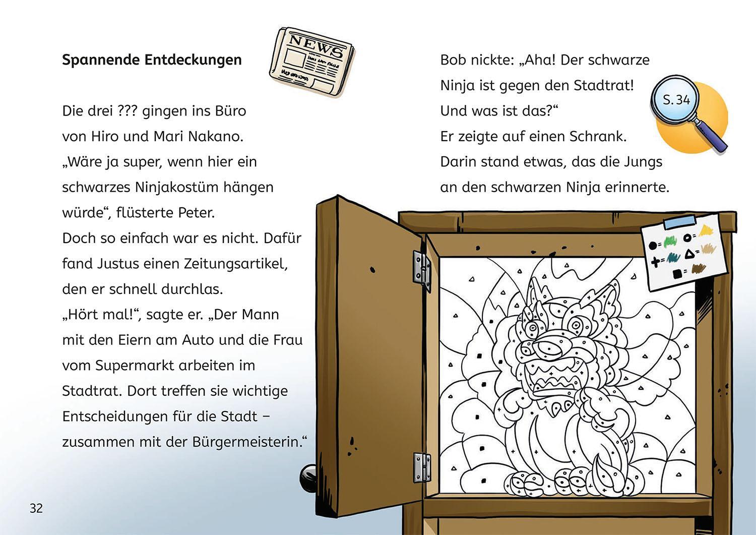 Bild: 9783440179475 | Die drei ??? Kids, Bücherhelden 2. Klasse, Vorsicht, Ninjas! | Buch