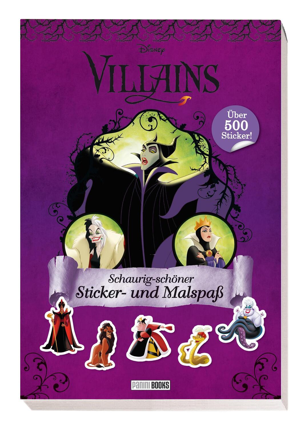 Cover: 9783833240546 | Disney Villains: Schaurig-schöner Sticker- und Malspaß | Panini | Buch