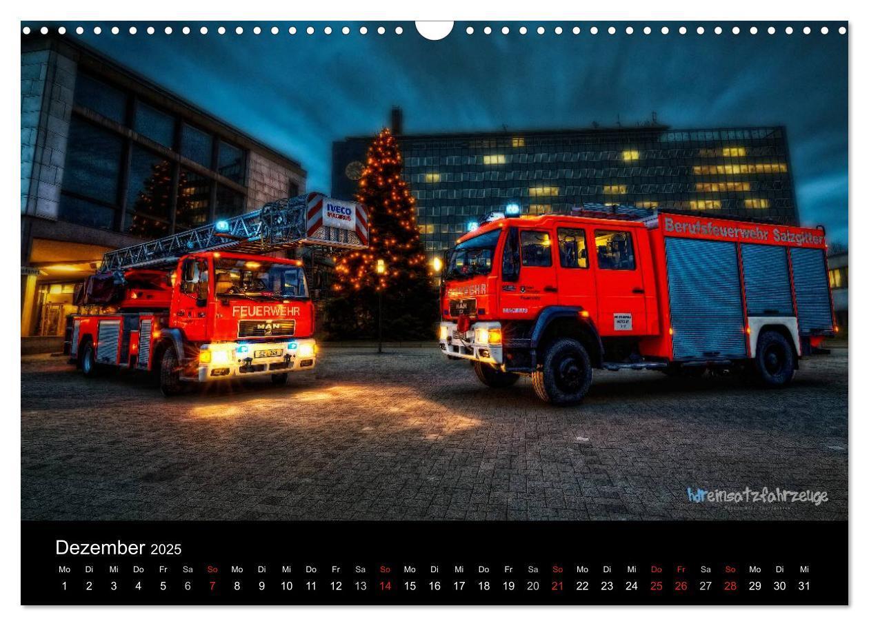 Bild: 9783435636174 | Einsatzfahrzeuge der Feuerwehr (Wandkalender 2025 DIN A3 quer),...