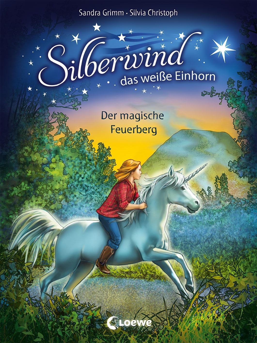 Cover: 9783785582893 | Silberwind, das weiße Einhorn - Der magische Feuerberg | Band 2 | Buch