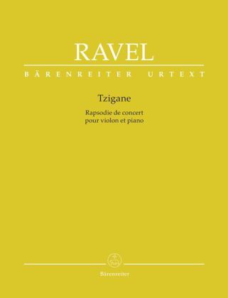 Cover: 9790006541553 | Tzigane, Konzertrhapsodie für Violine und Orchester, Klavierauszug