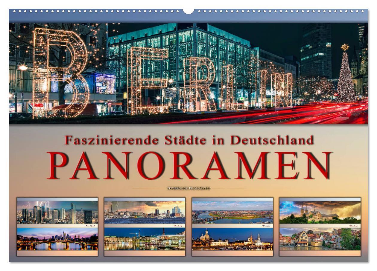 Cover: 9783675747098 | Faszinierende Städte in Deutschland - Panoramen (Wandkalender 2024...