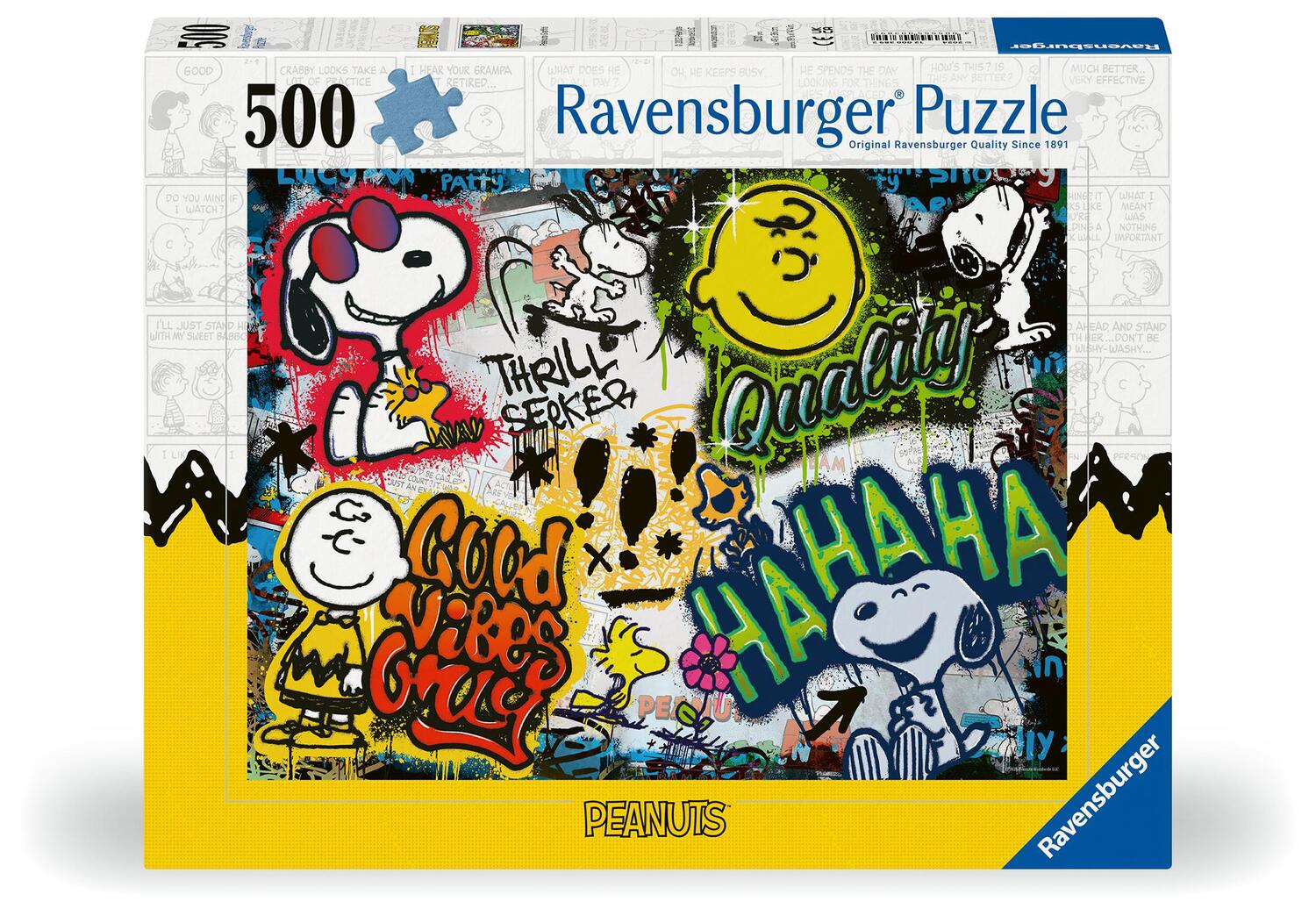 Cover: 4005555003892 | Ravensburger Puzzle 12000389 - Peanuts Graffiti - 500 Teile Snoopy...