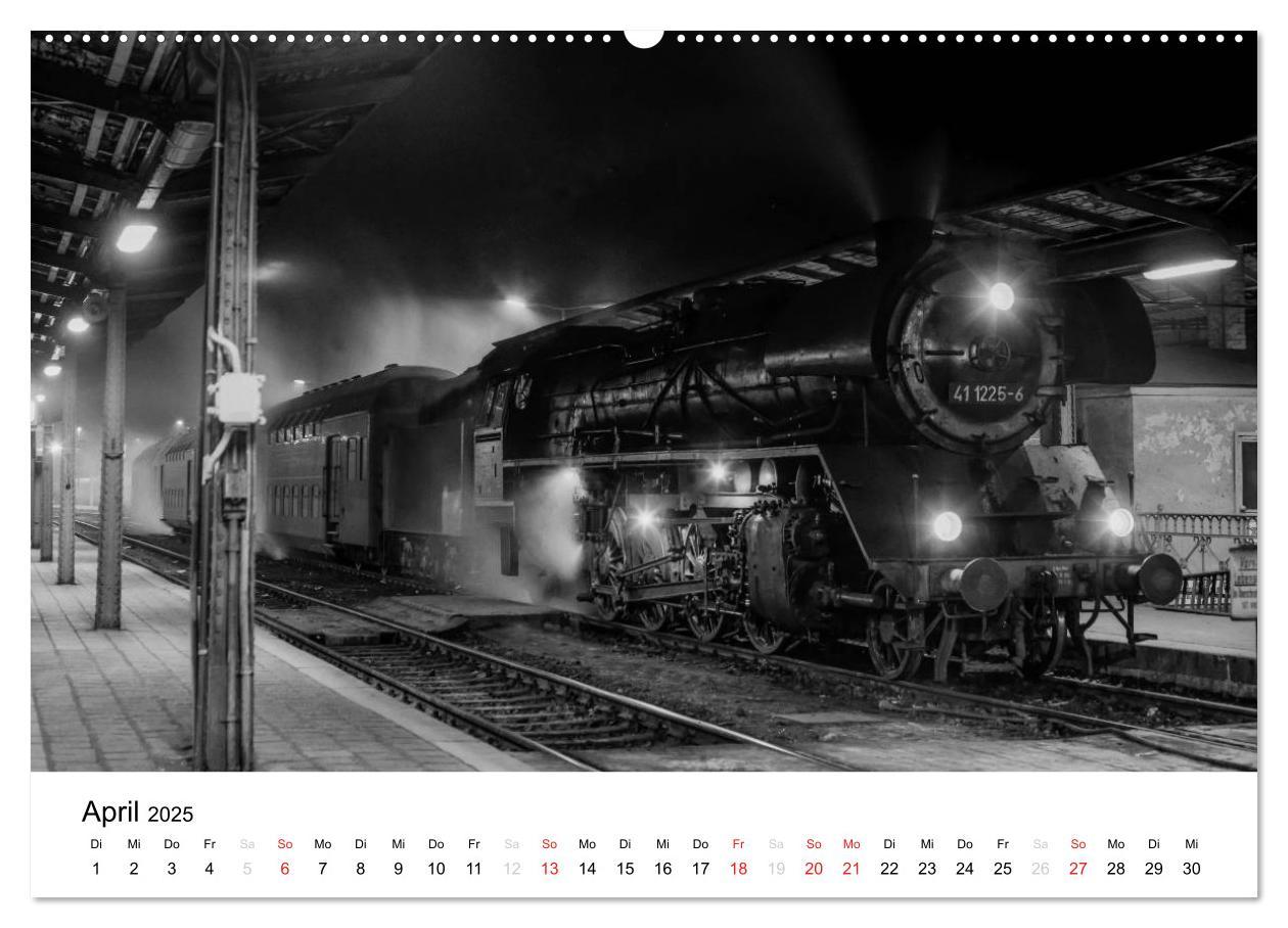 Bild: 9783435622214 | Dampfloks in der DDR (hochwertiger Premium Wandkalender 2025 DIN A2...