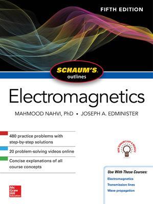 Cover: 9781260120974 | Schaum's Outline of Electromagnetics, Fifth Edition | Nahvi (u. a.)