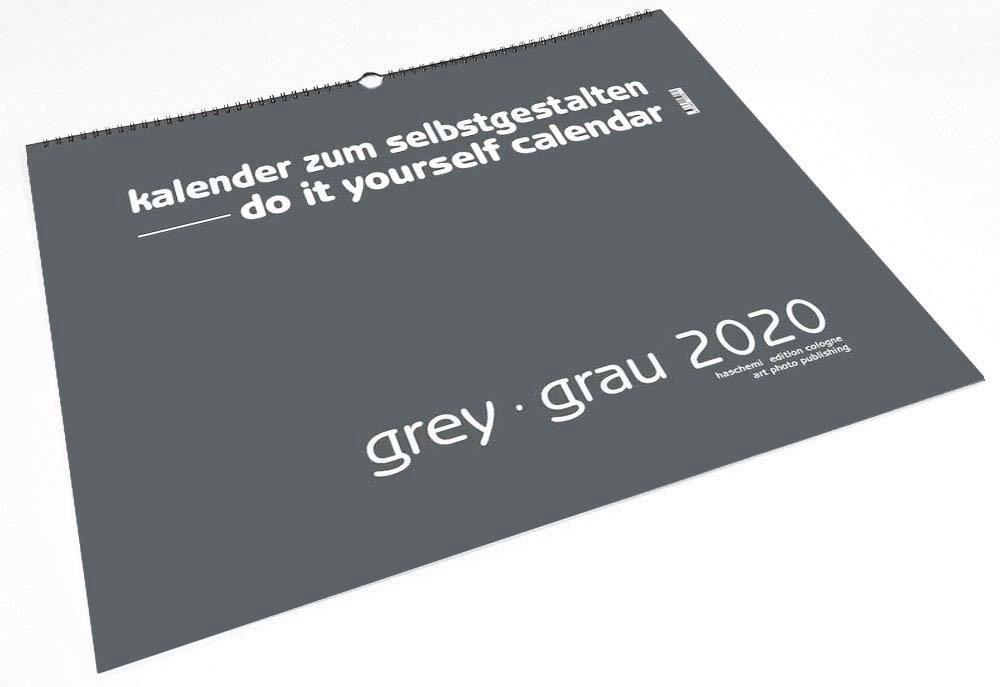 Bild: 9783931282011 | Grey  Grau 2025  Blanko Gross XL Format | Baback Haschemi | Kalender