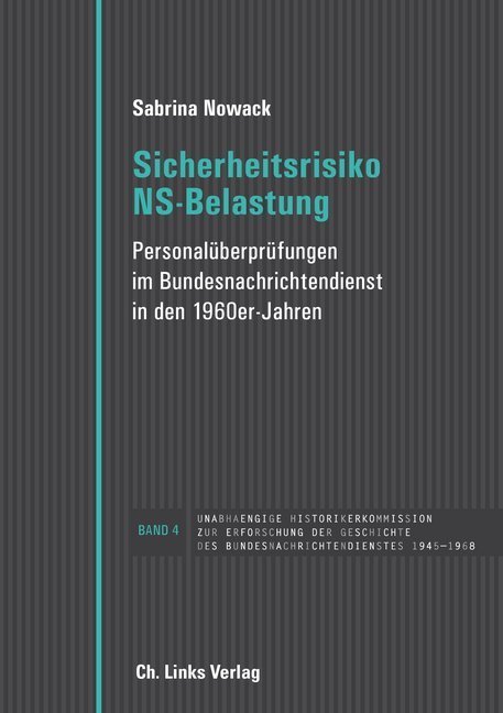 Cover: 9783861539230 | Sicherheitsrisiko NS-Belastung | Sabrina Nowack | Buch | 2016