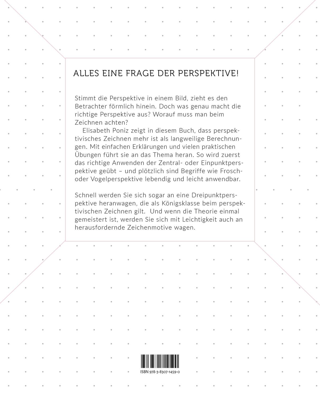 Rückseite: 9783830714590 | Perspektive - Der Zeichenkurs | Elisabeth Poniz | Taschenbuch | 127 S.