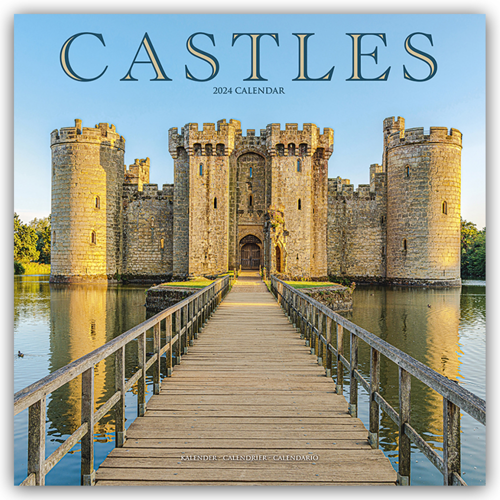 Cover: 9781804601648 | Castles - Burgen - Schlösser 2024 - 16-Monatskalender | Ltd. | 13 S.