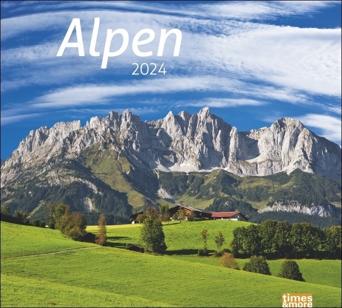 Cover: 9783756400980 | Alpen Bildkalender 2024. times&amp;more Kalender. Wandkalender mit...