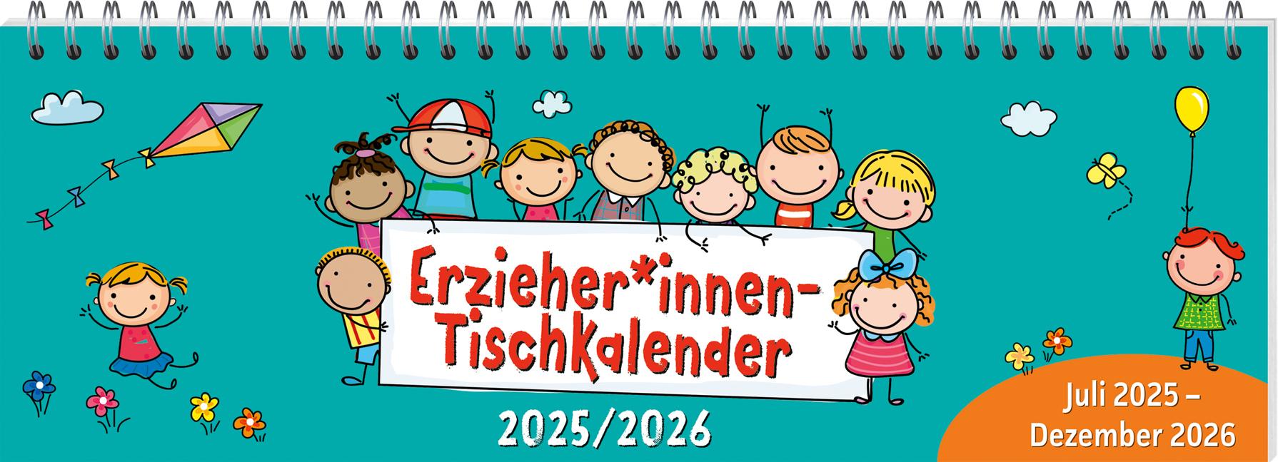 Cover: 9783780655110 | ErzieherInnen-Tischkalender 2025 / 2026 | Juli 2025 - Dezember 2026