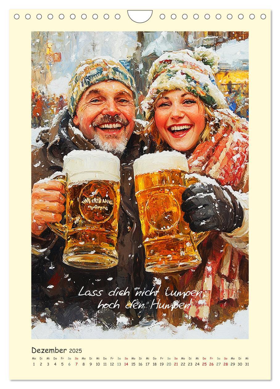 Bild: 9783457189801 | Bier, Bäuche, Sprüche. Spaß mit Hopfen und Malz (Wandkalender 2025...