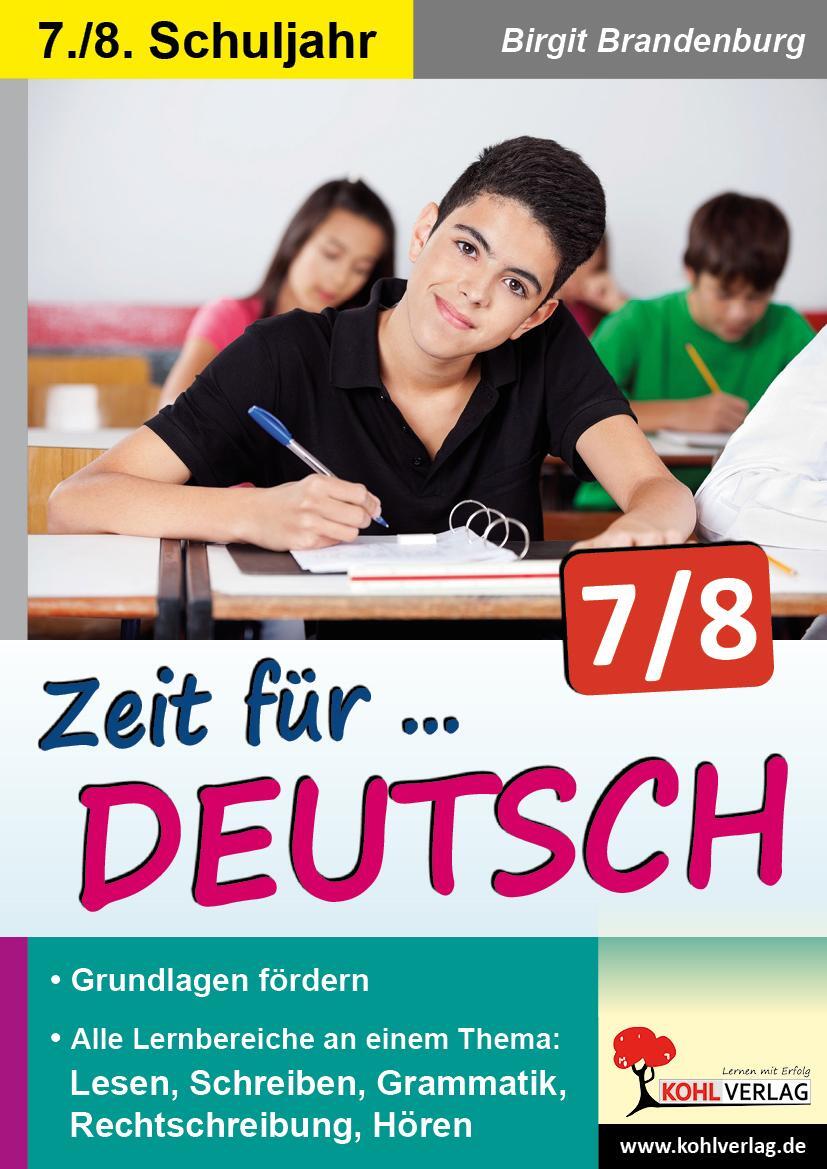 Cover: 9783960401476 | Zeit für Deutsch / Klasse 7-8 | Taschenbuch | Deutsch | 2016