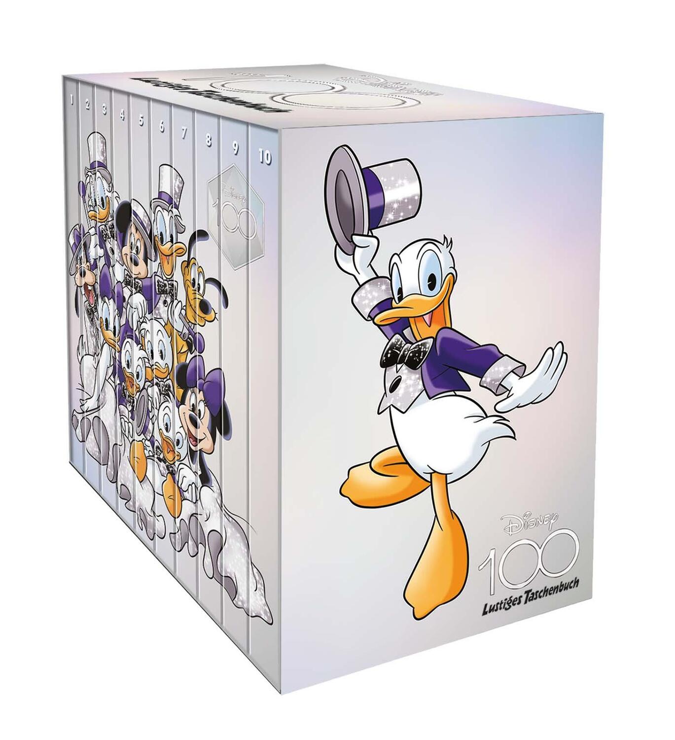Cover: 9783841340641 | Disney 100 Lustiges Taschenbuch Box | Band 01 - 10 | Disney | Buch
