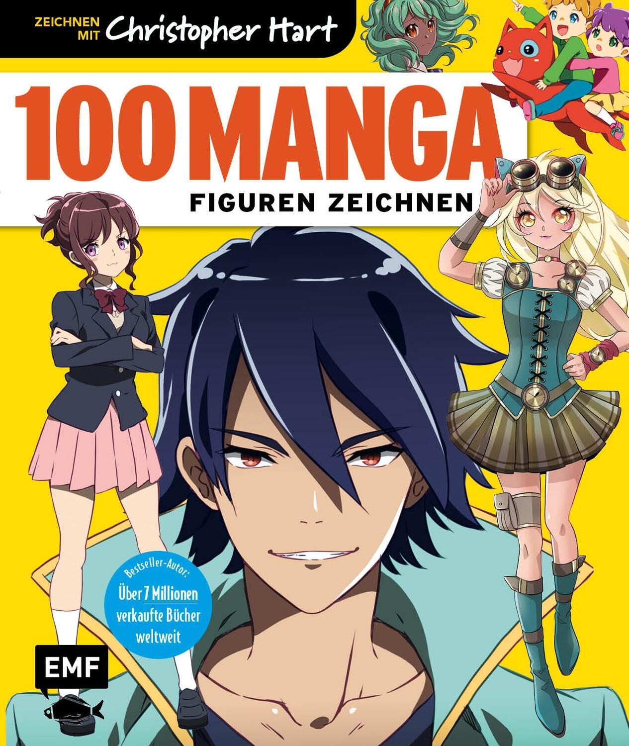 Cover: 9783745918083 | 100 Manga-Figuren zeichnen | Christopher Hart | Taschenbuch | 160 S.
