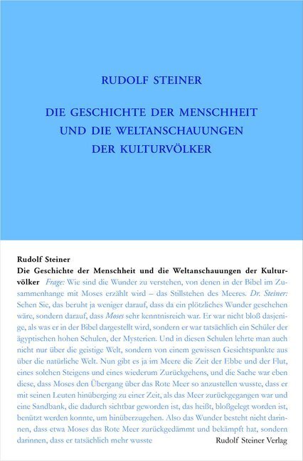 Cover: 9783727435331 | Die Geschichte der Menschheit und die Weltanschauungen der...