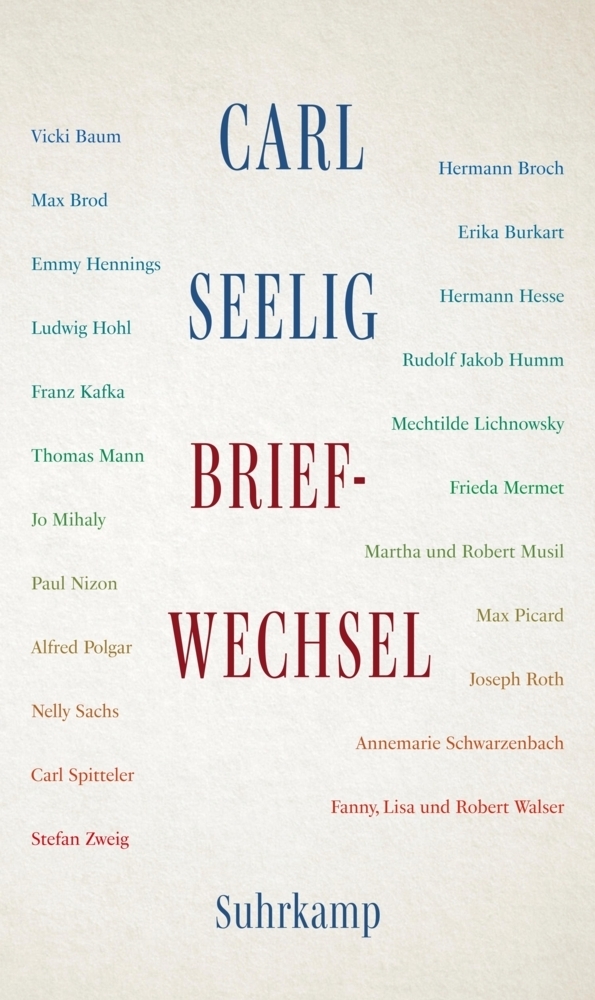 Cover: 9783518430910 | Briefwechsel | Carl Seelig | Taschenbuch | 372 S. | Deutsch | 2022