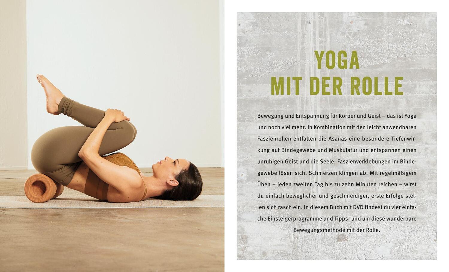 Bild: 9783833864131 | Yoga mit der Faszienrolle (mit DVD) | Amiena Zylla | Taschenbuch