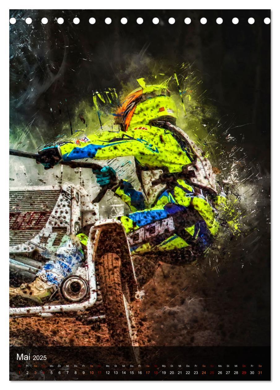 Bild: 9783435912742 | Motocross Seitenwagen - einfach cool (Tischkalender 2025 DIN A5...