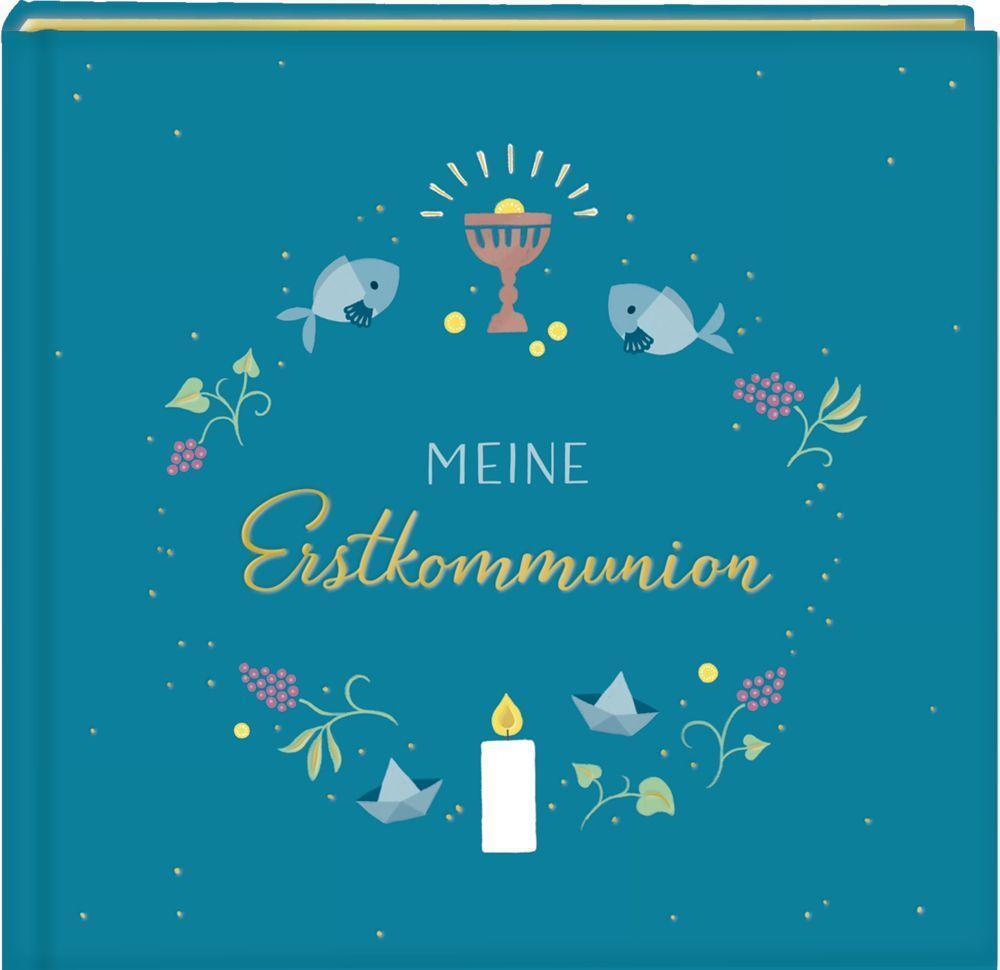 Bild: 4050003717609 | Eintragalbum - Meine Erstkommunion (petrol) | Buch | 48 S. | Deutsch