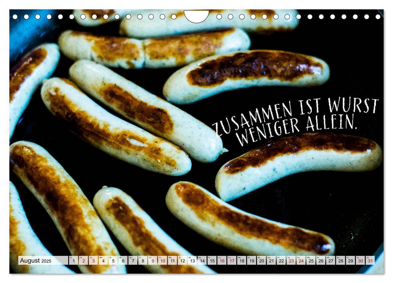 Bild: 9783435113170 | Wurstkalender. Es geht um die Wurst. (Wandkalender 2025 DIN A4...