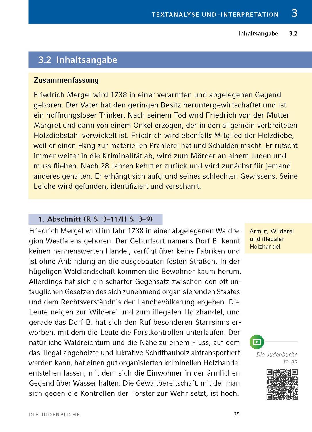 Bild: 9783804421011 | Die Judenbuche von Annette von Droste-Hülshoff - Textanalyse und...