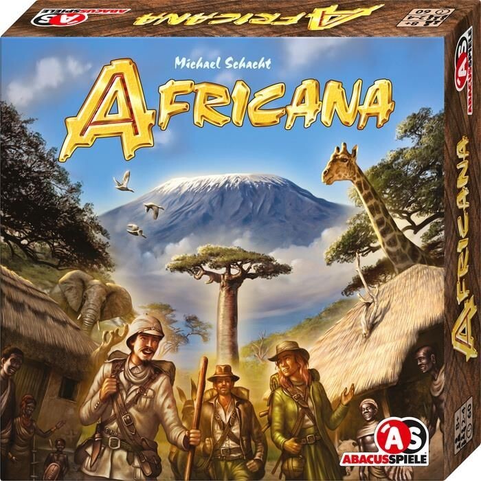 Cover: 4011898031218 | Africana | Spieleranzahl: 2-4, Spieldauer (Min.): 60, Strategiespiel