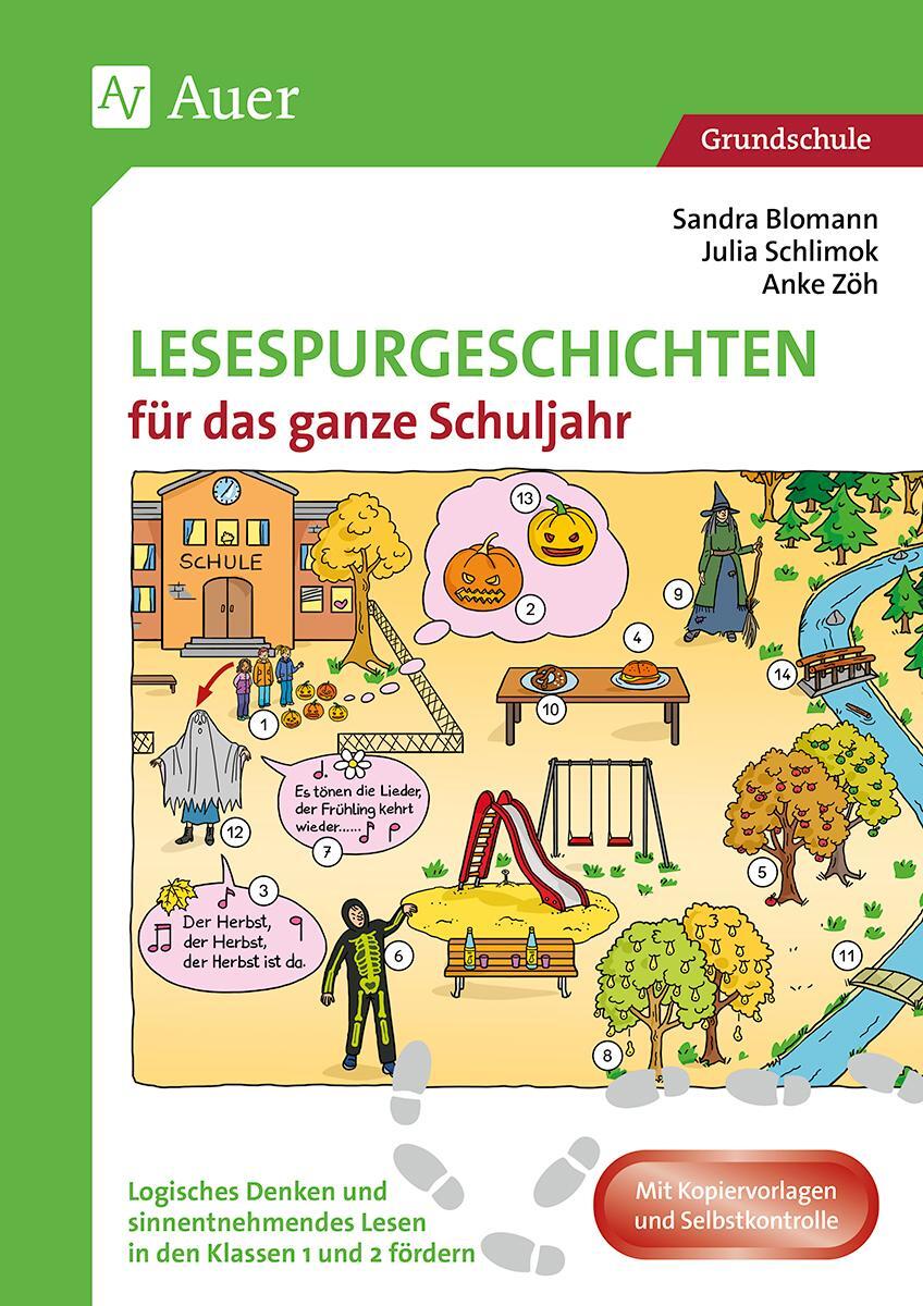 Cover: 9783403085218 | Lesespurgeschichten für das ganze Schuljahr 1/2 | Blomann (u. a.)