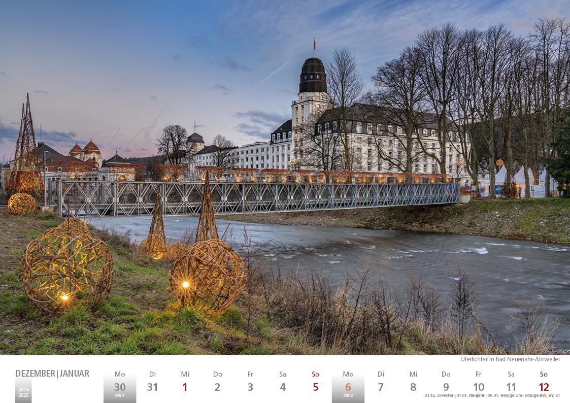 Bild: 9783965352056 | Die Eifel in Wort und Bild 2025 Bildkalender A4 quer, 28 Bilder auf...