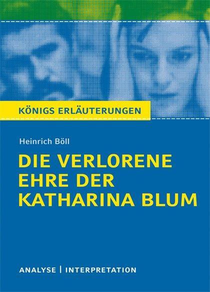 Cover: 9783804419254 | Die verlorene Ehre der Katharina BlumTextanalyse und Interpretation...