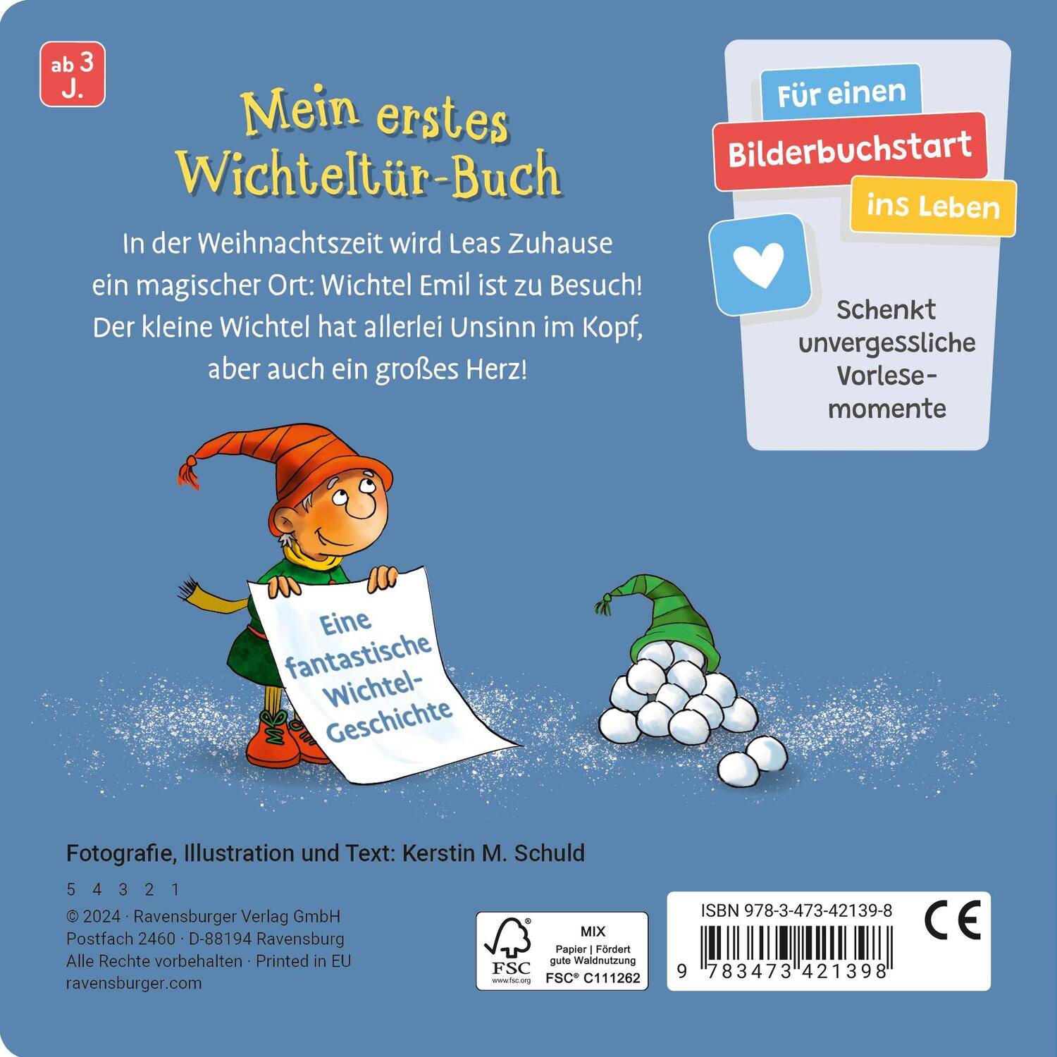 Rückseite: 9783473421398 | Ein Wichtel wohnt bei uns: Mein erstes Wichteltür-Buch...