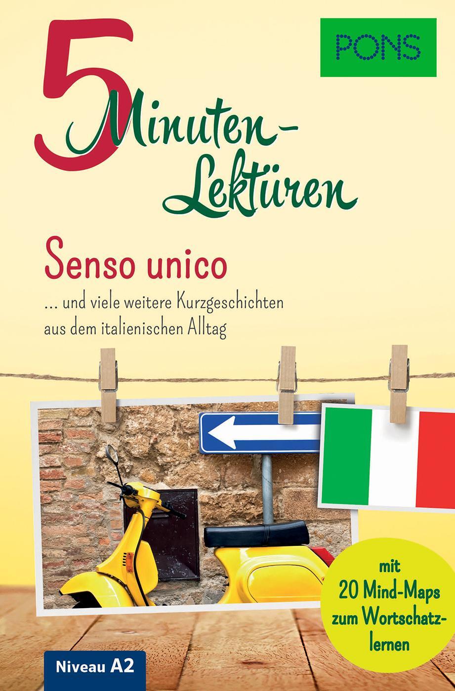 Cover: 9783125622333 | PONS 5-Minuten-Lektüren Italienisch A2 - Senso unico | Taschenbuch