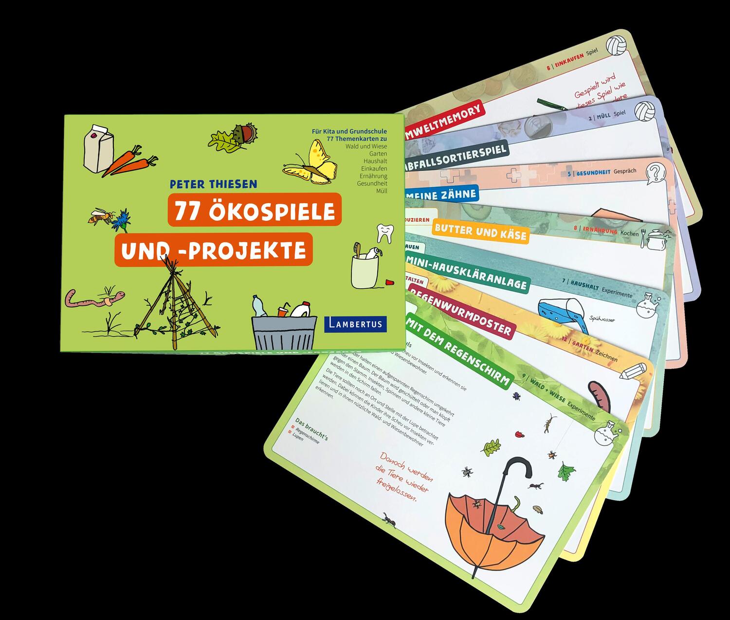 Bild: 9783784132525 | 77 Ökospiele und -Projekte für Kita und Grundschule | Kartenset | Box