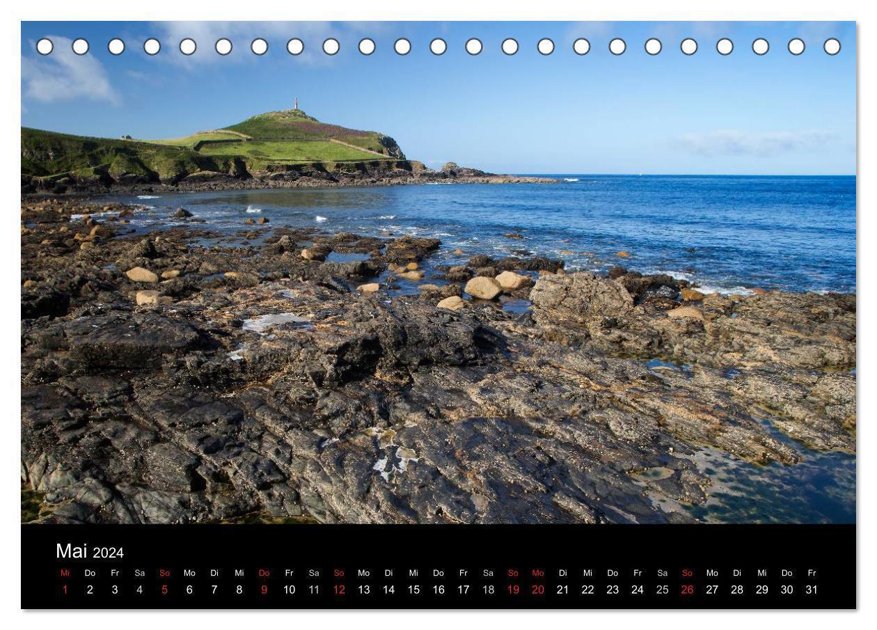 Bild: 9783383388323 | Cornwall von Tony Mills (Tischkalender 2024 DIN A5 quer), CALVENDO...