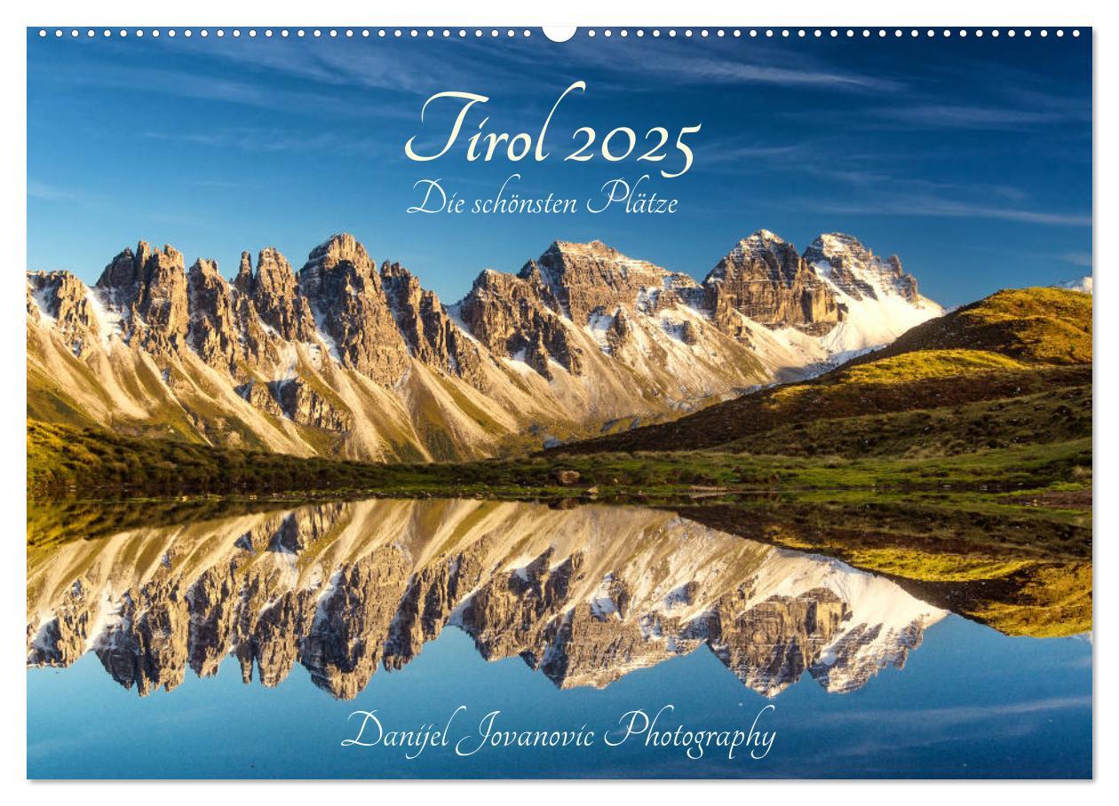 Cover: 9783435329229 | Tirol 2025 - die schönsten Plätze (Wandkalender 2025 DIN A2 quer),...