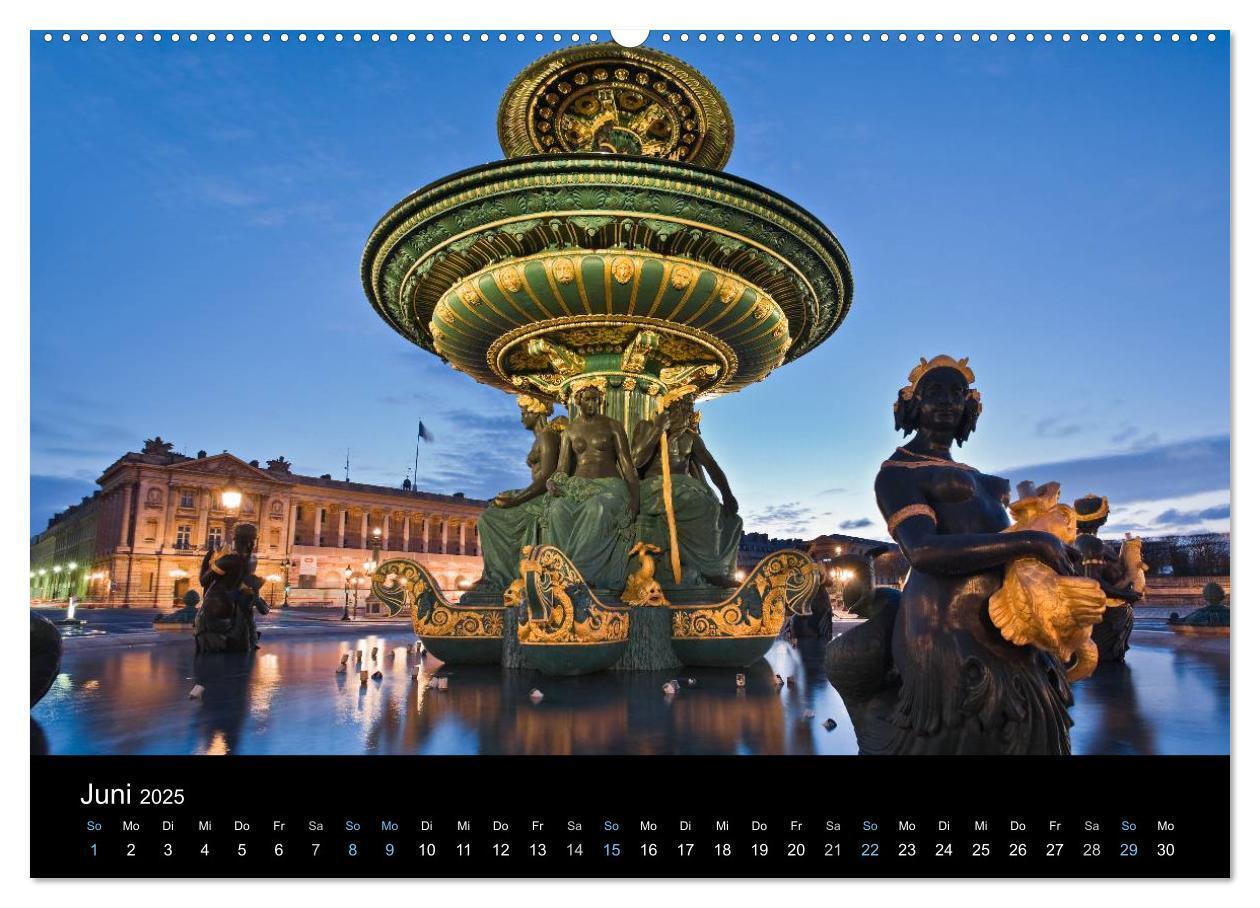 Bild: 9783435565306 | Paris bei Nacht 2025 (Wandkalender 2025 DIN A2 quer), CALVENDO...